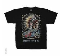 Grateful Dead Molla Tour 1990 Classico Rock Band Musica Nero Uomo T Shirt S-2Xl