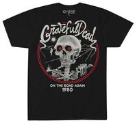 Grateful Dead On The Strada di Nuovo Teschio 1980 Classico Musica Rock T-Shirt