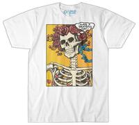 Grateful Dead Pop Art Bertha Scheletro Classico Musica Rock Fascia T Shirt 21309