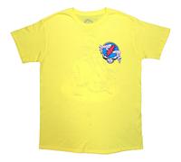 Grateful Dead Rose Pose Yellow ufficiale Uomo maglietta unisex