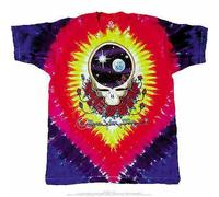 Grateful Dead Space Your Face Skull Sick Rock Music Maglietta Uomo S M L XL 2XL