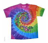 Grateful Dead Spirale Trippy Bears Cravatta Tintura Classico Rock T-Shirt 11354