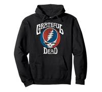 Grateful Dead Steal Your Face Classic Logo Vintage Band Felpa con Cappuccio