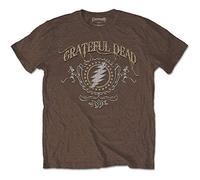 Grateful Dead - T-Shirt # Xl Unisex Brown # Bolt