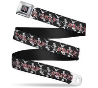 `Grateful Dead Text With Steal Your Face Logo Full Color Black - 1.... ACC NUOVO