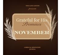 Grateful for His Promises in November: A Biblical Meditation Planner