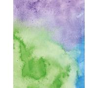 Grateful & Grounded: A Journal for Mindful Moments: A Lined Notebook for Gratitude, Reflection, and Inner Calm | 7.5 x 9.25” Colourful Watercolour Cover