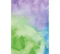 Grateful & Grounded: A Journal for Mindful Moments: A Lined Notebook for Gratitude, Reflection, and Inner Calm | 7 x 10” Colourful Watercolour Cover