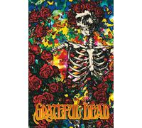 Grateful Morti - Scheletro & Rose Poster - 24x36 Musica 241471