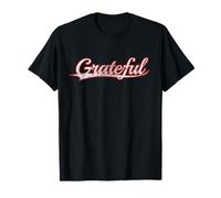Grateful Positive Thinking Thanksgiving Vintage Varsity Maglietta