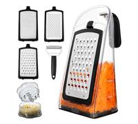 Graters per Cucina,Kit Grattugia Manuale per Formaggio | Scatola per Tritare Verdure,per Preparazione Insalate Frutta Verdura Pasti Cibi Cucina Domestica