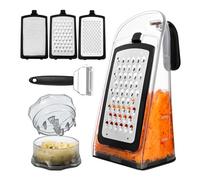 Graters per Cucina,Tagliaverdure Manuale - Set Schiacciaaglio,per Preparazione Insalate Frutta Verdura Pasti Cibi Cucina Domestica