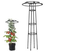 Graticcio Metallico per Giardino - Struttura Verticale a Torre Floreale,Supporto Rampicante Resistente a Forma Ombrello per Balconi, Giardino, Serra, Patio e Ortaggi