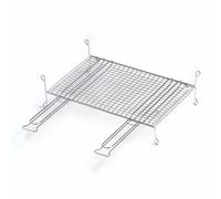 GRATICOLA 40X60 CROMATO TONDINO + PIEDE 2 MANI