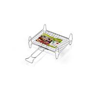 OMPAGRILL - GRATICOLA A RETE CON PIEDINI PER BARBECUE 37 X 27CM. O69004