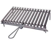 Ompagrill Graticola 20640 in acciaio inox e alluminio con recupero grassi – 40 x 35 cm