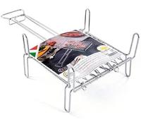 Graticola Acciaio Inox con Piedi Cm 20X20