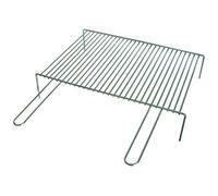 GRATICOLA BARBECUE A BARRE SINGOLA FD ACCIAIO CROMATO MANICI 2 CM 40X35