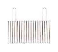 Ompagrill Graticola Griglia Barbecue Camino per Arrostire Carne con Manici Fissi 56 x 40 cm