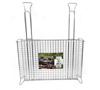 Graticola Barbecue Rete Doppia 60×40 cm con Piedi Acciaio Cromato OMPAGRILL A140