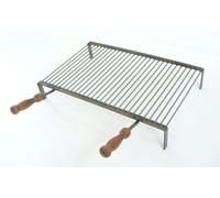 GRATICOLA BISTECCHIERA GRIGLIA AMIATA CM. 60x37 CON PIEDI APPOGGIO