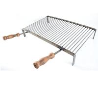 GRATICOLA BISTECCHIERA GRIGLIA AMIATA CM. 60x37 CON PIEDI APPOGGIO
