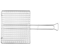 Graticola cromata incrociata senza piedi di cm 27x37