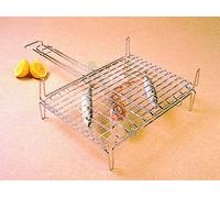 Graticola doppia bombata cm 35x40 con piedi