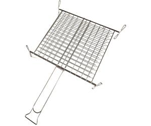 Graticola doppia cromata SANDRIGARDEN con piedi 35x40 cm