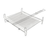 Graticola doppia in acciaio 45x40 cm, BestBQ