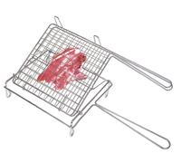 Graticola girevole con piedi per barbecue ribaltabile doppio manico