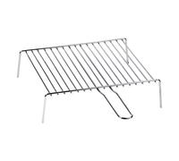 Graticola griglia Bistecchiera pesante in acciaio con piedi CM. 33x33 barbecue