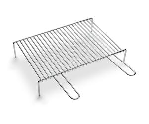 GRATICOLA GRIGLIA IN TONDINO CROMATO PER BARBECUE O CAMINO