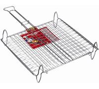 GRATICOLA GRIGLIA TIPO BOMBATO IN ACCIAIO CROMATO CM.30X40