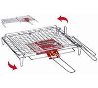 GRATICOLA DOPPIA RIBALTABILE CON PIEDI 40X30 CM