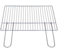 GRIGLIA GRATICOLA ACCIAIO CROMATO PER BARBECUE BRACIERE BBQ CEMENTO 45X33CM