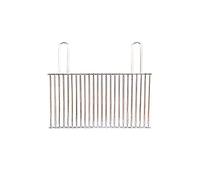 Graticola per Barbecue in muratura acciaio cromato con 2 manici 57x40 68x40 cm