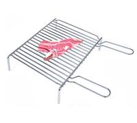 Filtex Graticola doppia 2 manici, Filo cromato, Grigio, 70x35 cm - 2385270