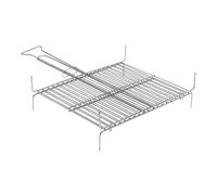 GRATICOLA RISTORANTE 40x50 cm DOPPIA IN FERRO BRACE ARROSTO FILCASALINGHI