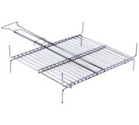 Graticola Tipo Ristorante Cm. 35x40 in Acciaio Cromato Arredo da esterno