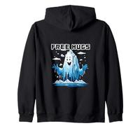 Gratis Abbracci Iceberg Cartoon Sorriso Felpa con Cappuccio