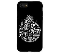 Gratis Abbracci solo scherzando Non toccare Me Skeleton Custodia per iPhone SE (2020) / 7/8