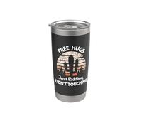 Gratis Abbracci solo scherzando Non toccarmi Cactus Divertente Bicchiere termico in acciaio inox doppia parete