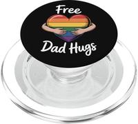 Gratis Dad Hugs Heart Rainbow Flag Pride Month Supporto LGBT PopSockets PopGrip per MagSafe