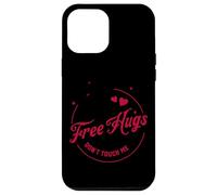 Gratis Hugs Don't Touch Me Bold Messaggio Custodia per iPhone 12 Pro Max