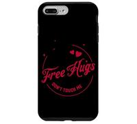 Gratis Hugs Don't Touch Me Bold Messaggio Custodia per iPhone 7 Plus/8 Plus