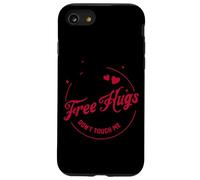 Gratis Hugs Don't Touch Me Bold Messaggio Custodia per iPhone SE (2020) / 7/8