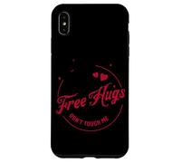 Gratis Hugs Don't Touch Me Bold Messaggio Custodia per iPhone XS Max