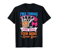Gratis Lanci o Fiocchi rosa Your Mimi Loves You Gender Reveal Maglietta