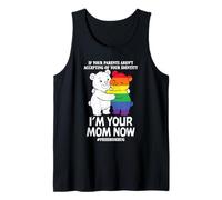 Gratis Mamma Abbraccio Momma Orso Orgoglio Arcobaleno Queer Lesbiche Gay LGBT Canotta